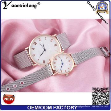 Yxl-638 Stainless Steel Mesh Band Watch Quartz Couple Watch Japanese Movement Watch